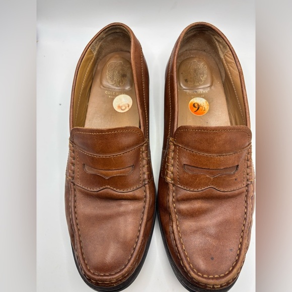 Cole Haan Other - Cole Haan PINCH Hand Sewn Grand Os Penny Loafer Shoes Mens Size 9.5 Brown Maine